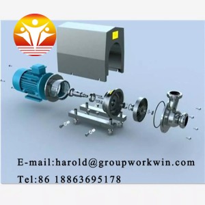 High hydraulic rubber asphalt external gear pump for mining machinery